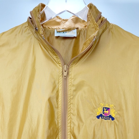 Y2k  VINTAGE IZOD Womens Zip-up Hooded Windbrea… - Picture 2 of 16